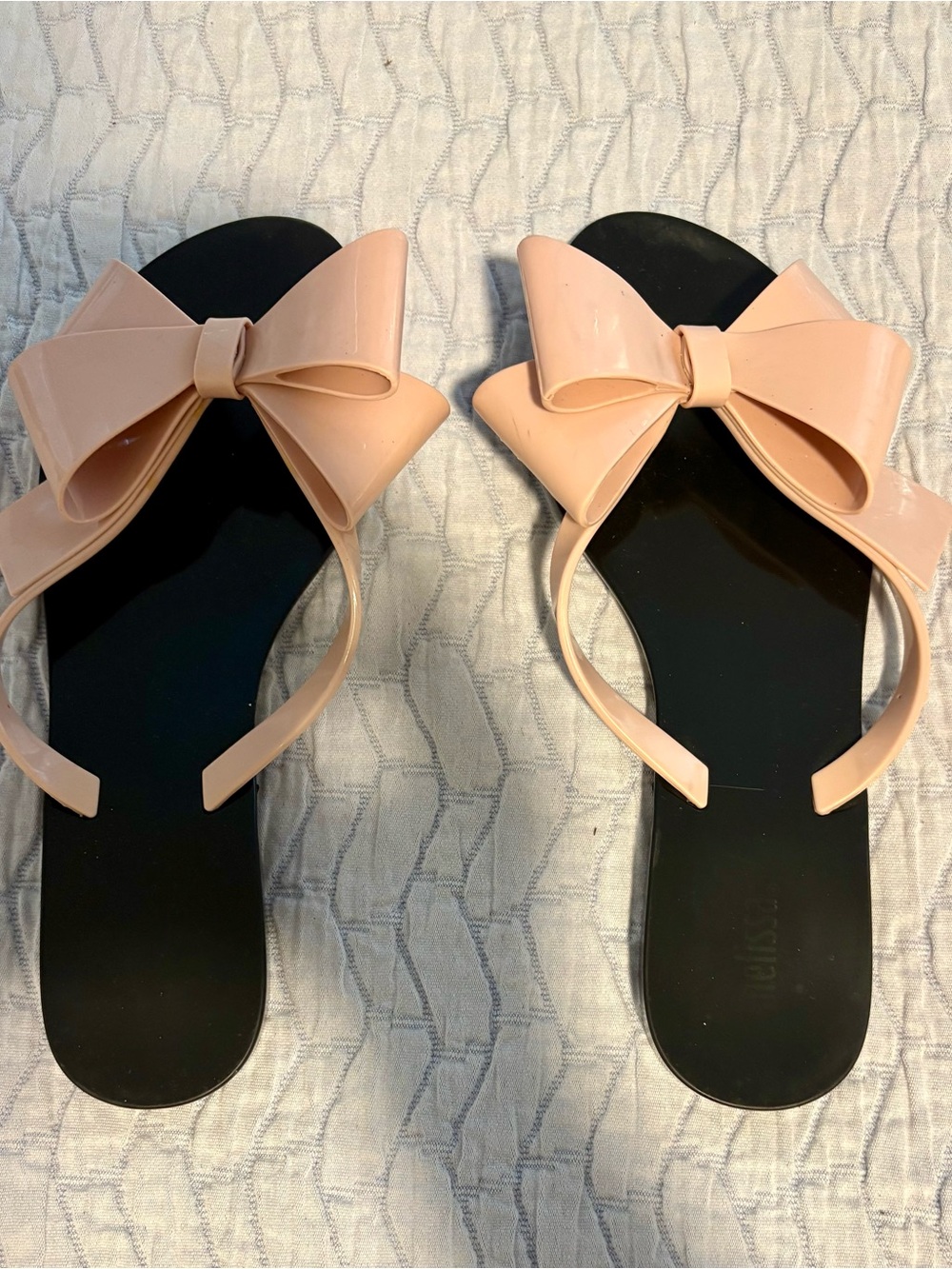 Melissa Harmonic Bow Jelly Flip Flops Size 5